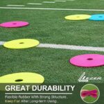 Prime Era 6 Inch 8 Inch Flat Cones, Spot Markers, Soccer Cones, Field Court Markers, Sit Spots, Flat Discs, Soccer Training Equipment, Agility Practice, Football, Made in Taiwan - Image 7