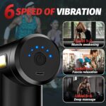 Massage Gun, Small Travel Tool, Massage Gun Deep Tissue,Percussion Handheld Port - Image 5