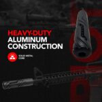 CNC Machined 1/2-28 Thread Adapter for Precision Alignment Applications, 5 Inch Lightweight Aluminum Body, High Accuracy CNC Construction with Durable Matte Black Finish - Image 3