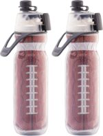 Prime Era Mist 'N Sip Misting Water Bottle 2-in-1 Mist And Sip Function With No Leak Pull Top Spout Reusable Sports Water Bottle - 20 oz (Basketball) - Image 6