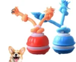 The Chase Buddy Dog Boredom Stimulating Toy Smart Pet Puppy Ball with Ropes - Image 2
