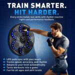 Prime Era Music Boxing Machine for Adults and Kids, Interactive Punching Trainer with Boxing Gloves | Bluetooth Smart Boxing Training Machine with 9 Modes & 9 Speeds | Large Size Wall for Home, Office, and Gym - Image 4