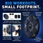 Prime Era Music Boxing Machine for Adults and Kids, Interactive Punching Trainer with Boxing Gloves | Bluetooth Smart Boxing Training Machine with 9 Modes & 9 Speeds | Large Size Wall for Home, Office, and Gym - Image 3