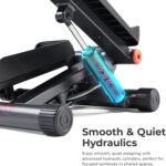 Prime Era Mini Stepper for Exercise at Home, Stair Step Workout Machine with Resistance Band and Over 300lb Weight Capacity, Optional Twist Motion and Free SunnyFit App Connection - Image 3