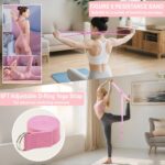 Prime Era Pilates Equipment 15" Pilates Ring Plus, Pilates Kit for Home Workouts, Pilates Essentials Kit for Women with Pilates Ring and Ball Set, Booty Bands, Figure 8 Resistance Band, Yoga Band - Image 4