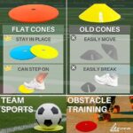 Prime Era 6 Inch 8 Inch Flat Cones, Spot Markers, Soccer Cones, Field Court Markers, Sit Spots, Flat Discs, Soccer Training Equipment, Agility Practice, Football, Made in Taiwan - Image 5